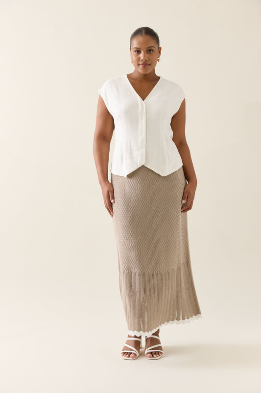 Isle Of Mine - Ingrid Vest - Lotus