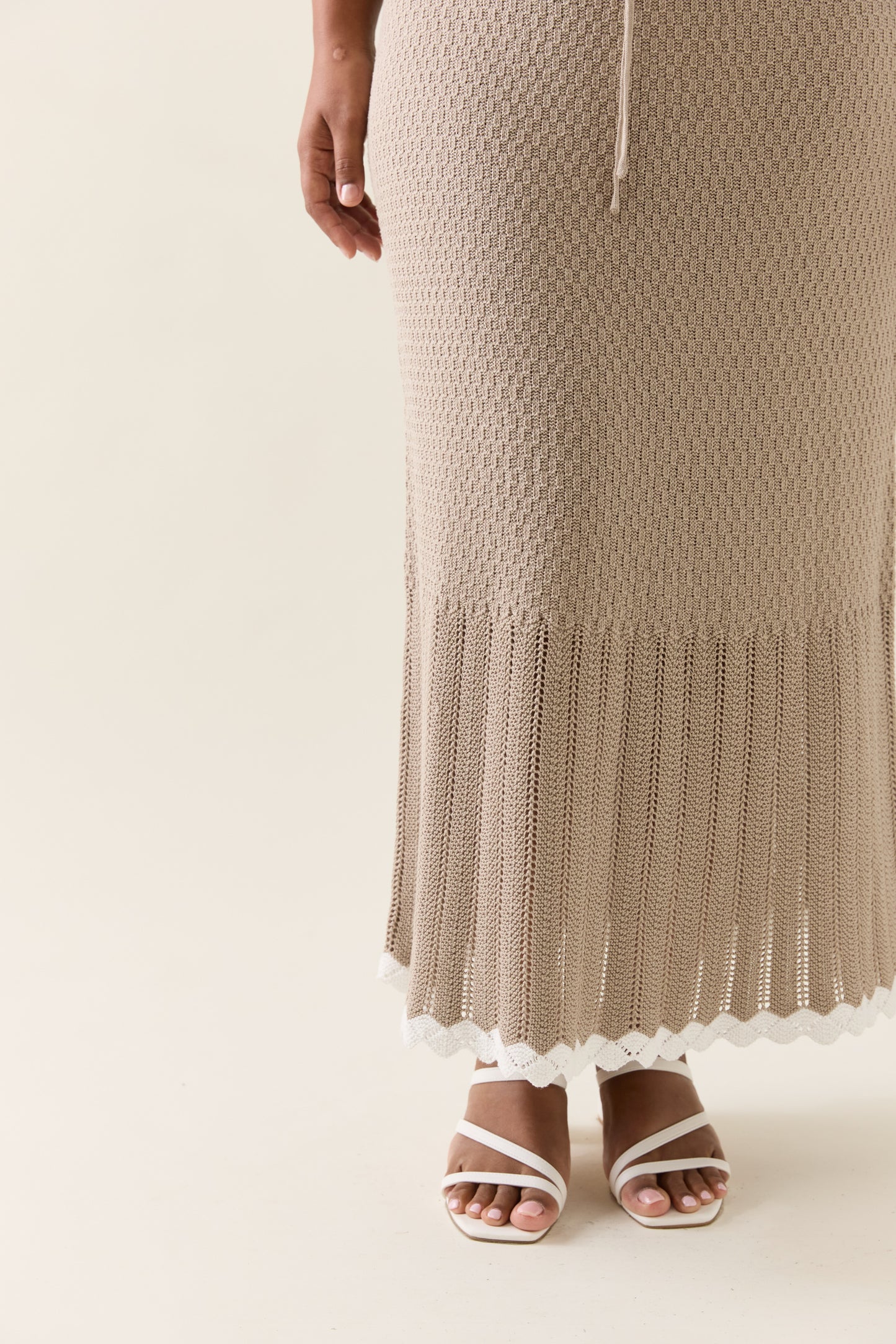 Isle Of Mine - Ida Knit Skirt - Canvas