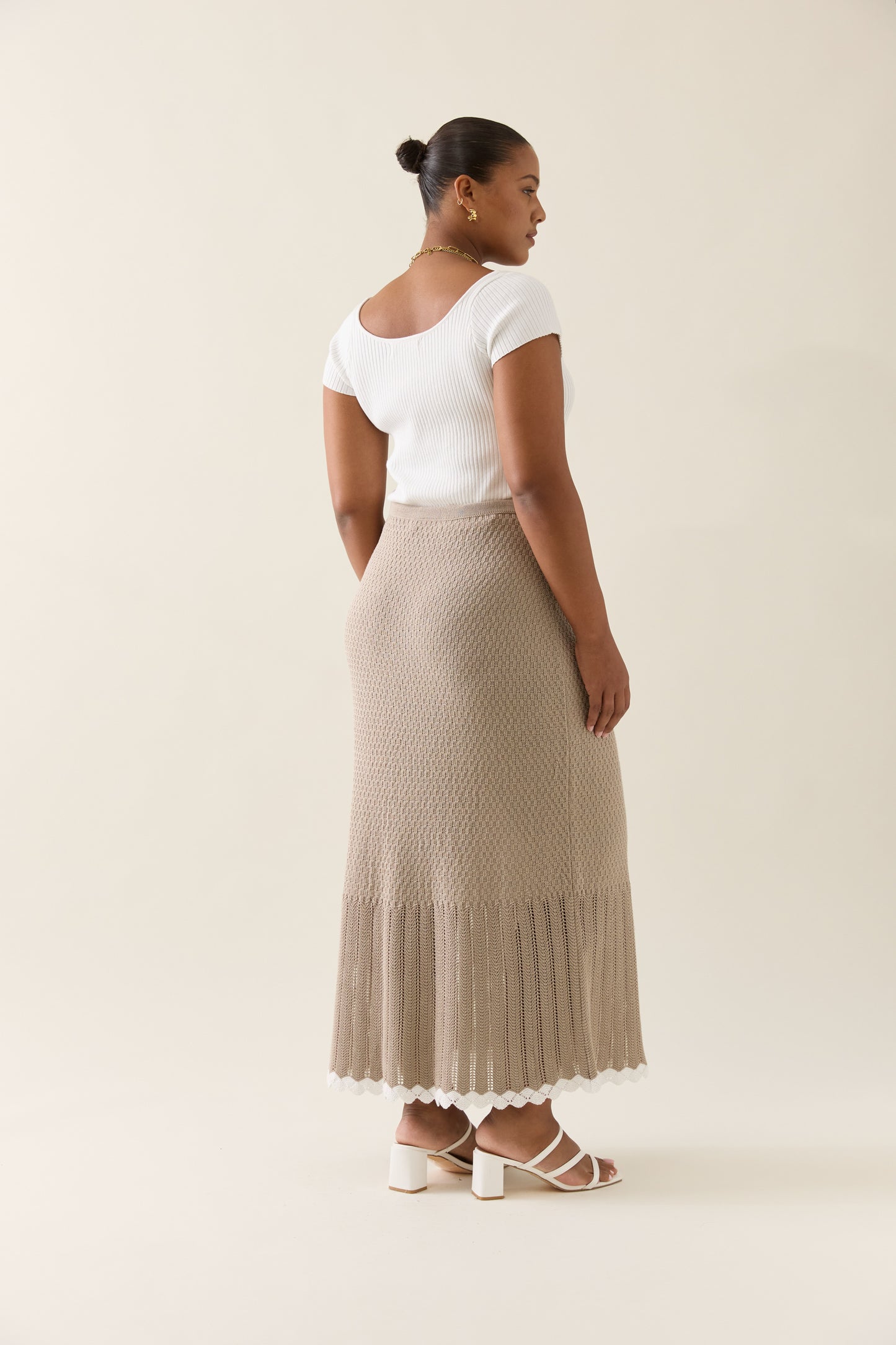 Isle Of Mine - Ida Knit Skirt - Canvas