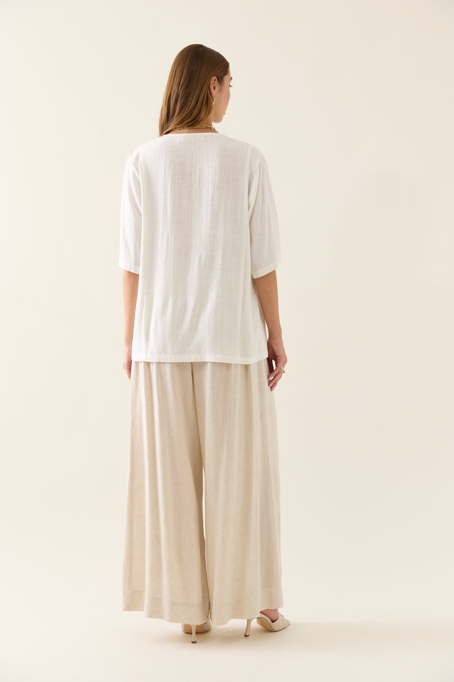 Isle Of Mine - Ingrid Button Top - Lotus