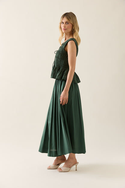 Isle Of Mine - Esther Shirred Tank - Baltic