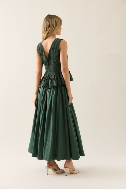 Isle Of Mine - Esther Shirred Tank - Baltic