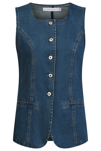 Isle Of Mine - Sofie Denim Vest - Drift