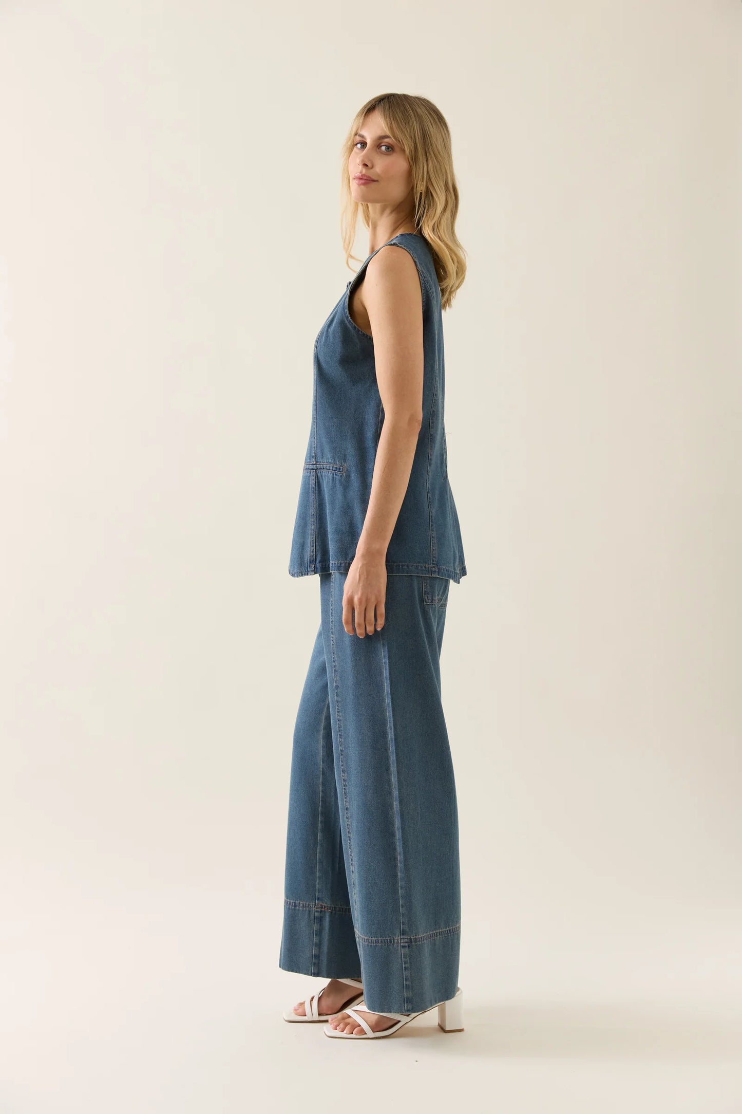 Isle Of Mine - Sofie Denim Vest - Drift