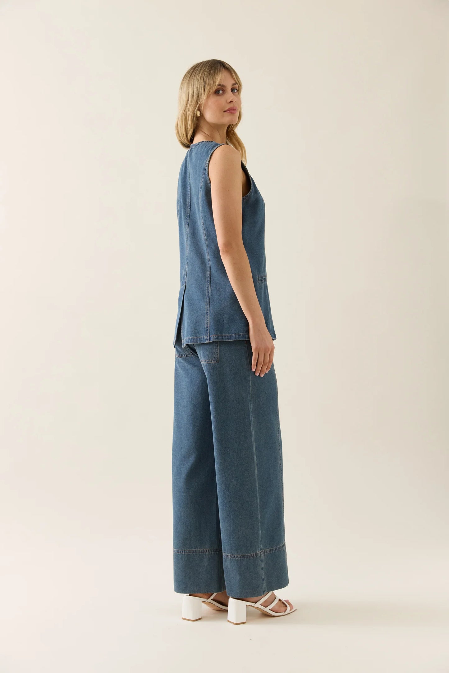 Isle Of Mine - Sofie Denim Vest - Drift