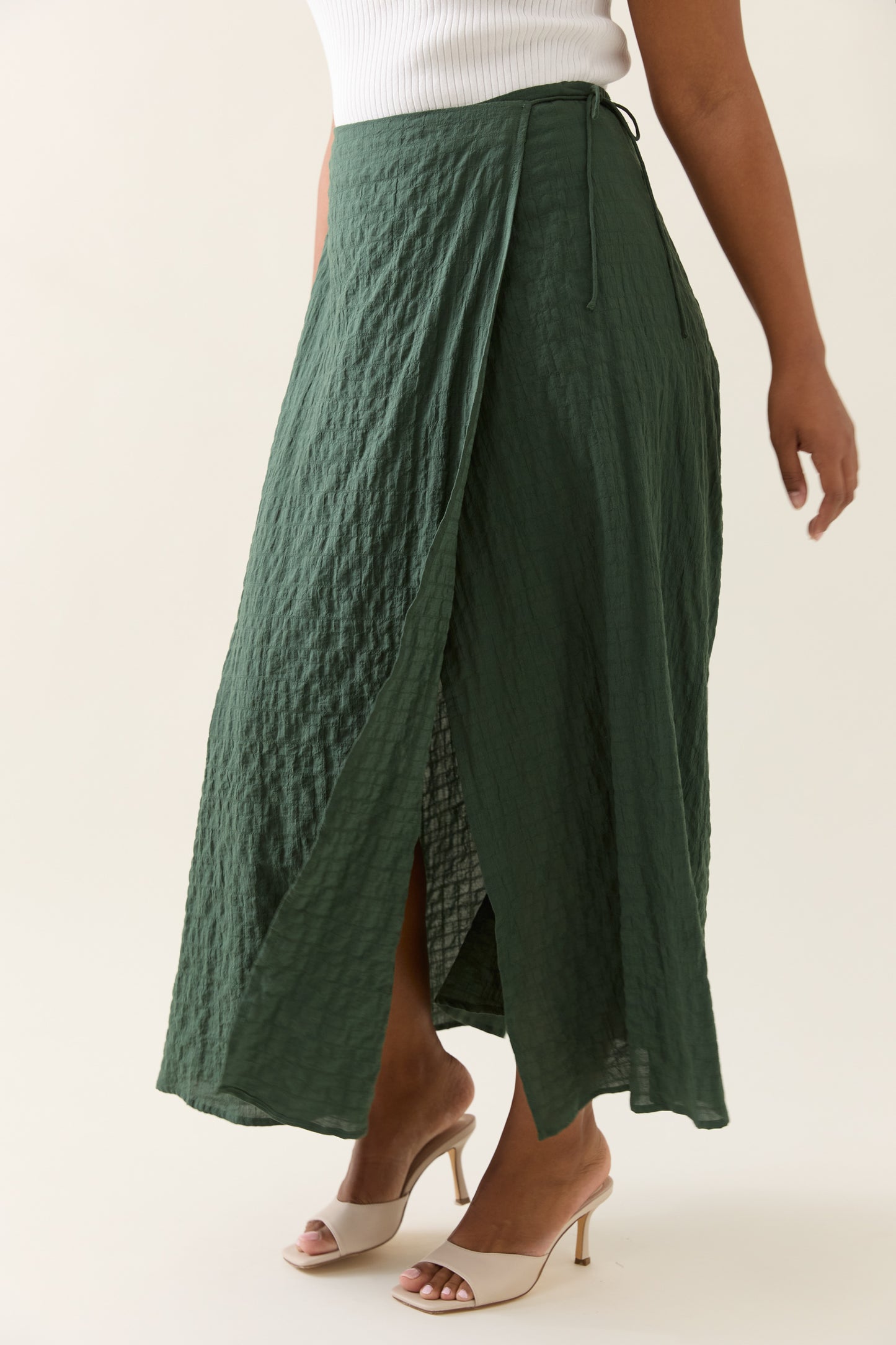 Isle Of Mine - Esther Wrap Skirt - Myrtle