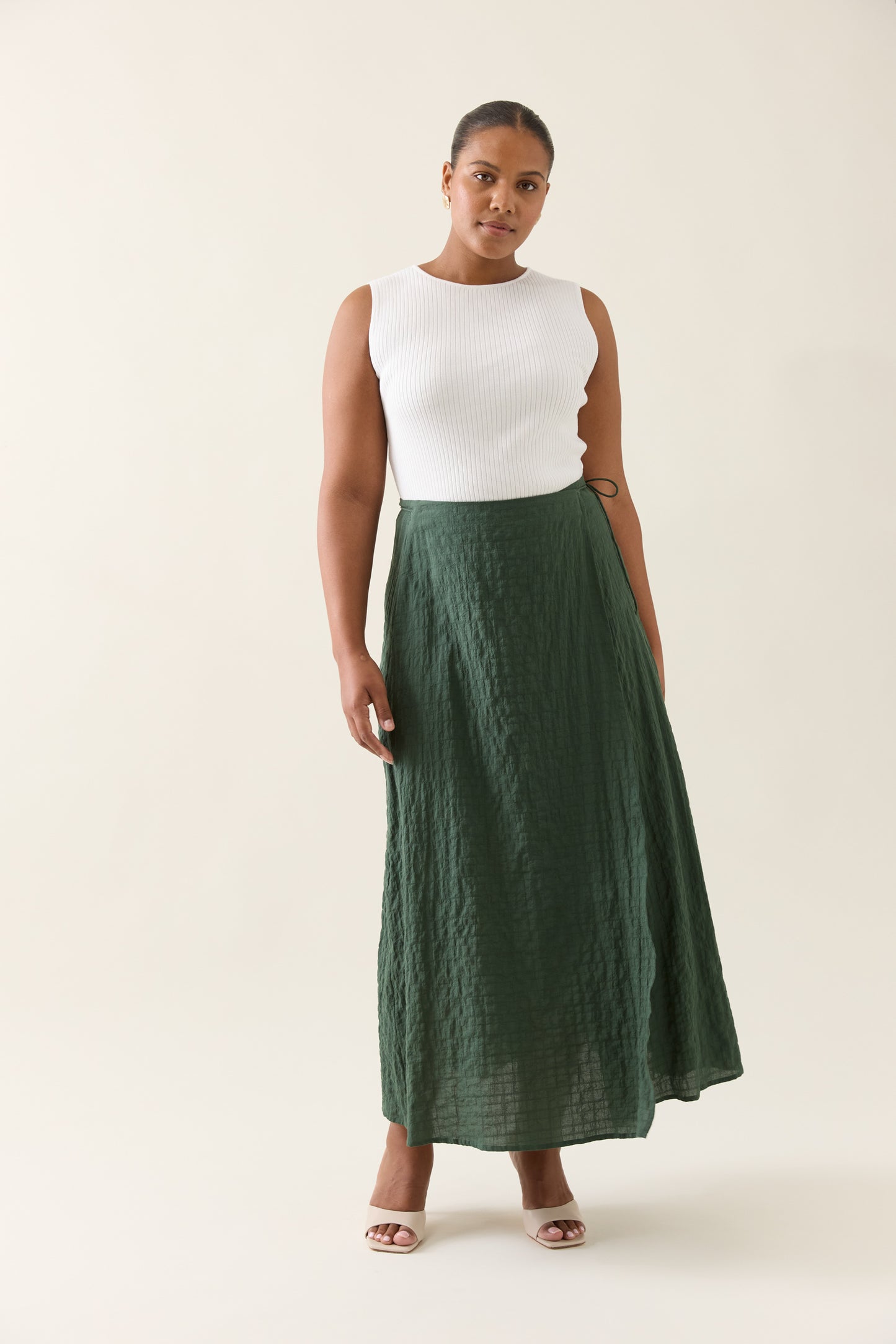 Isle Of Mine - Esther Wrap Skirt - Myrtle