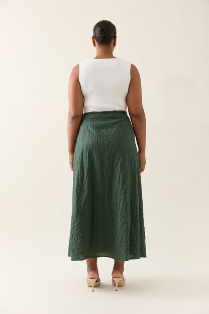 Isle Of Mine - Esther Wrap Skirt - Myrtle