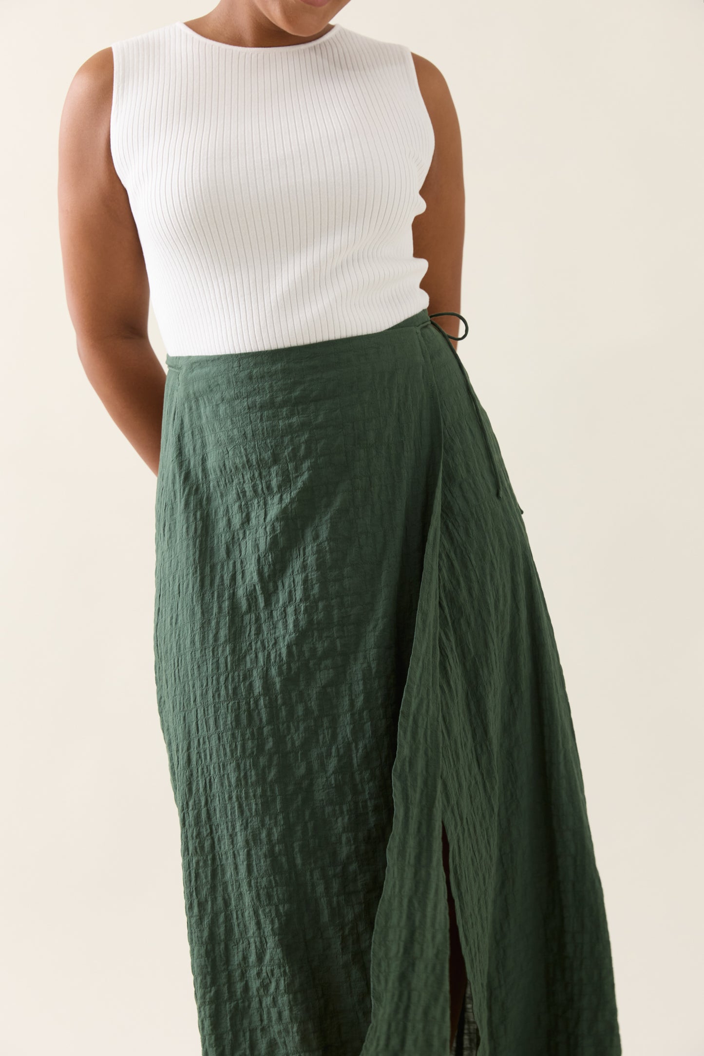 Isle Of Mine - Esther Wrap Skirt - Myrtle