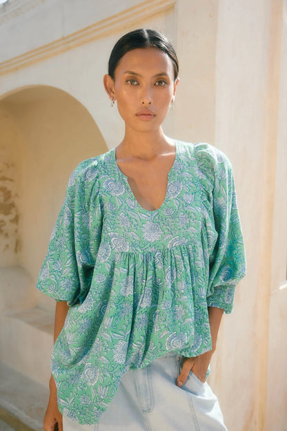 Isle Of Mine - Wilma Top - Green