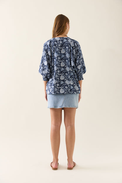 Isle Of Mine - Wilma Top - Navy