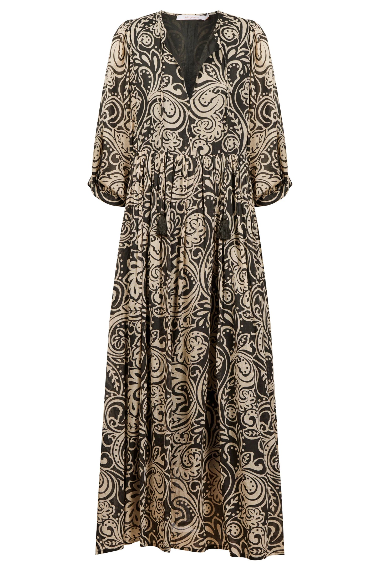 ISLE OF MINE - Wilma Maxi - Stone Paisley