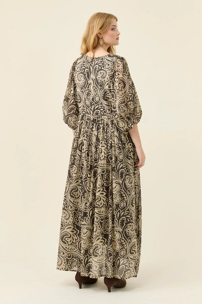 ISLE OF MINE - Wilma Maxi - Stone Paisley