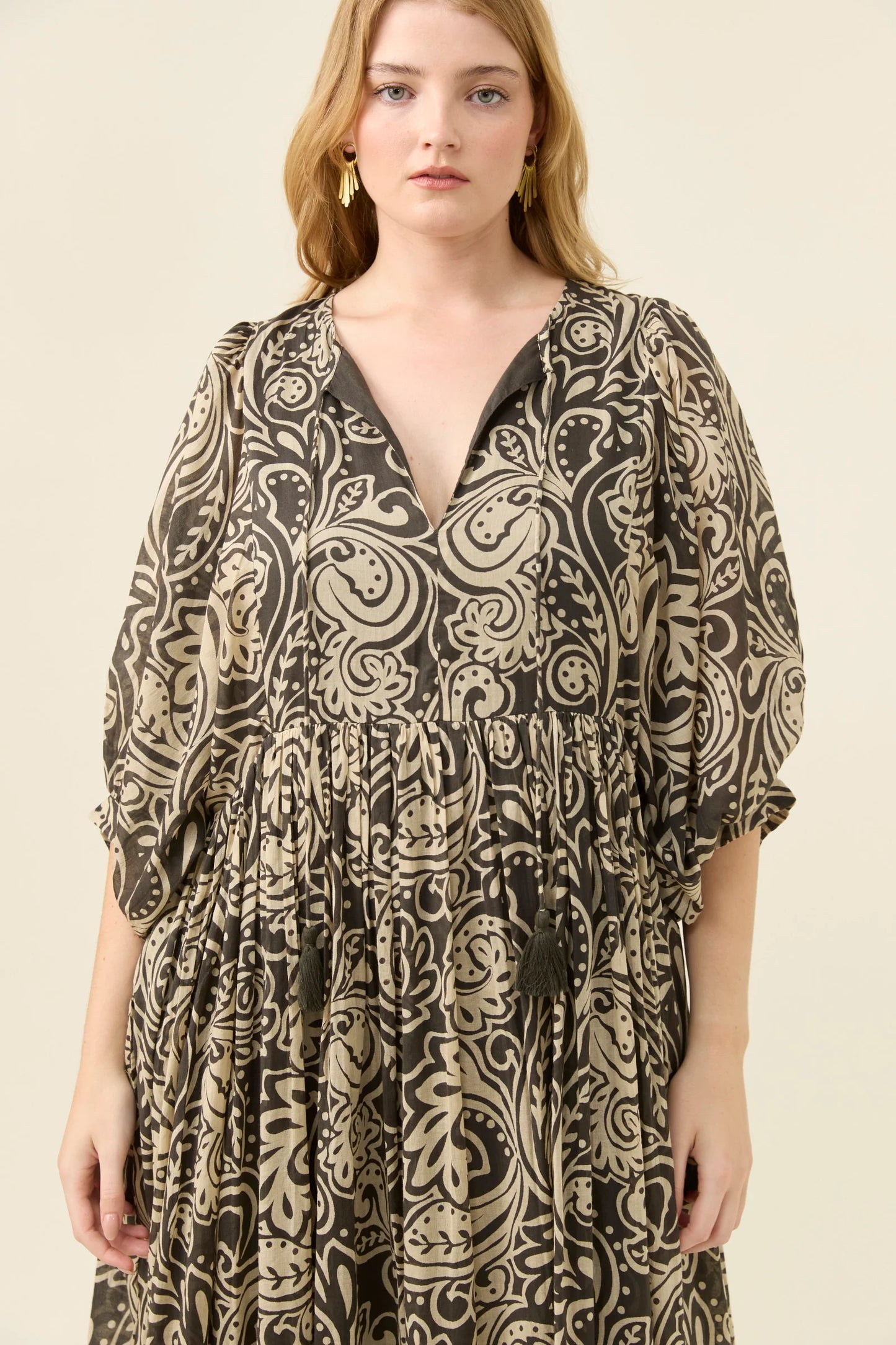 ISLE OF MINE - Wilma Maxi - Stone Paisley