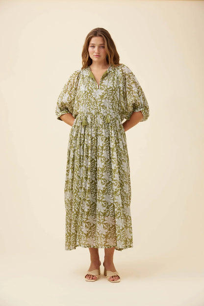 ISLE OF MINE - Wilma Maxi - Olive