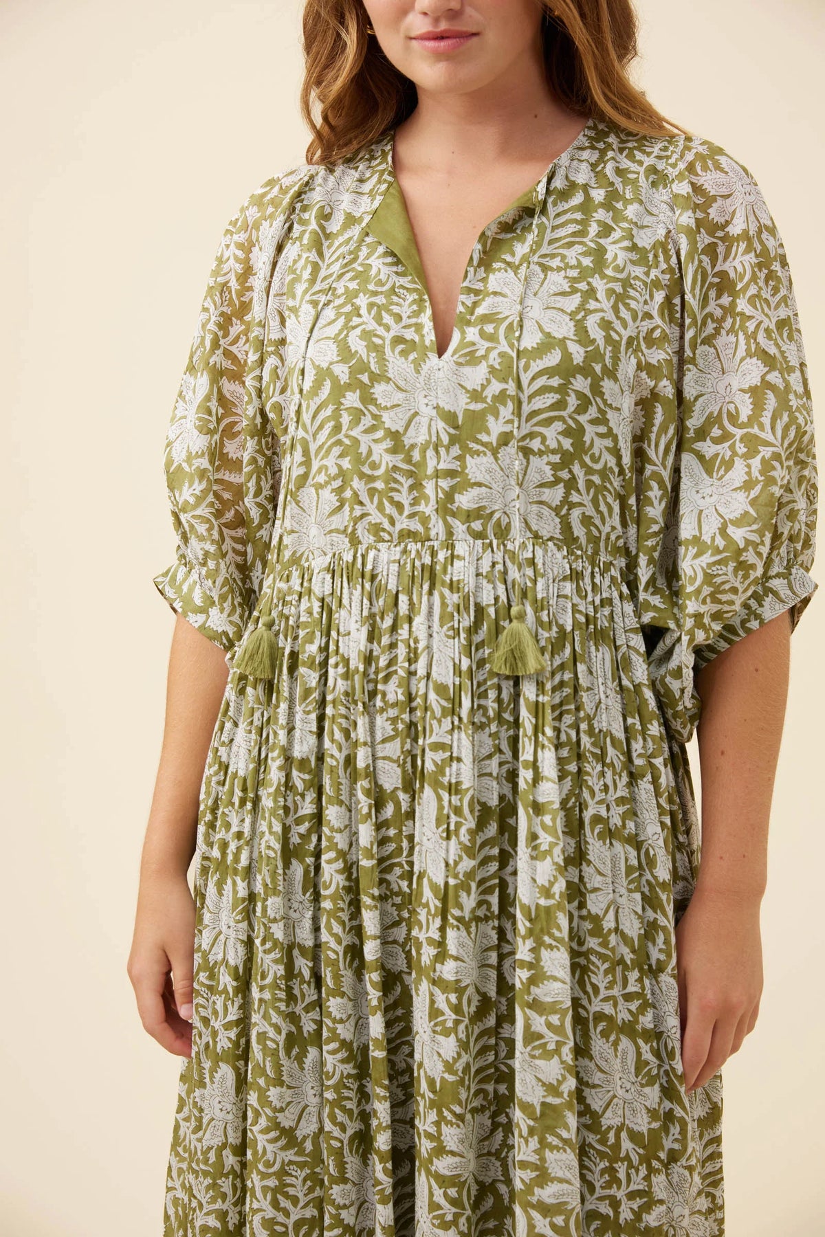 ISLE OF MINE - Wilma Maxi - Olive
