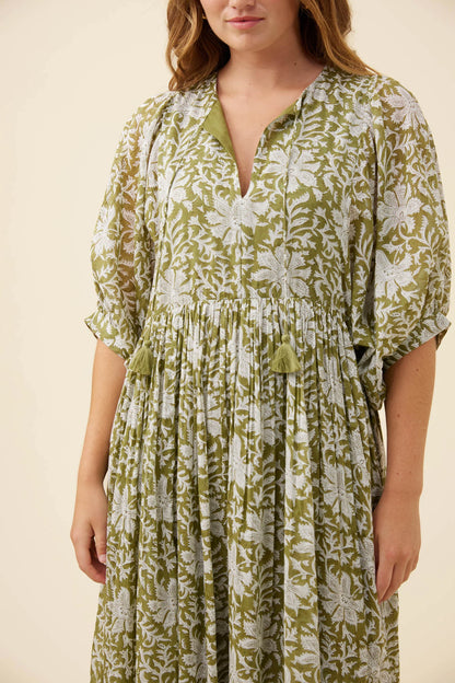 ISLE OF MINE - Wilma Maxi - Olive