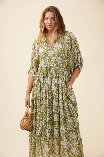 ISLE OF MINE - Wilma Maxi - Olive