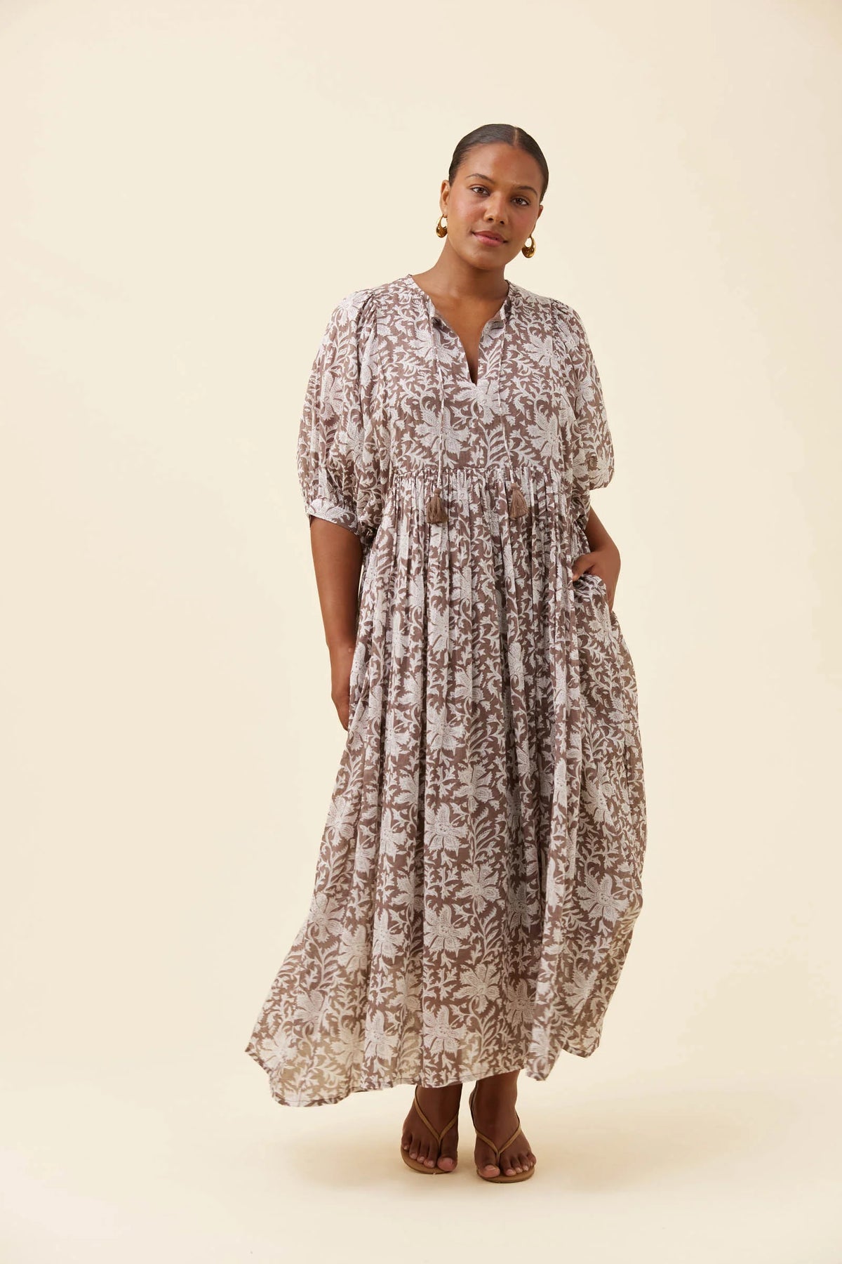 ISLE OF MINE - Wilma Maxi - Taupe