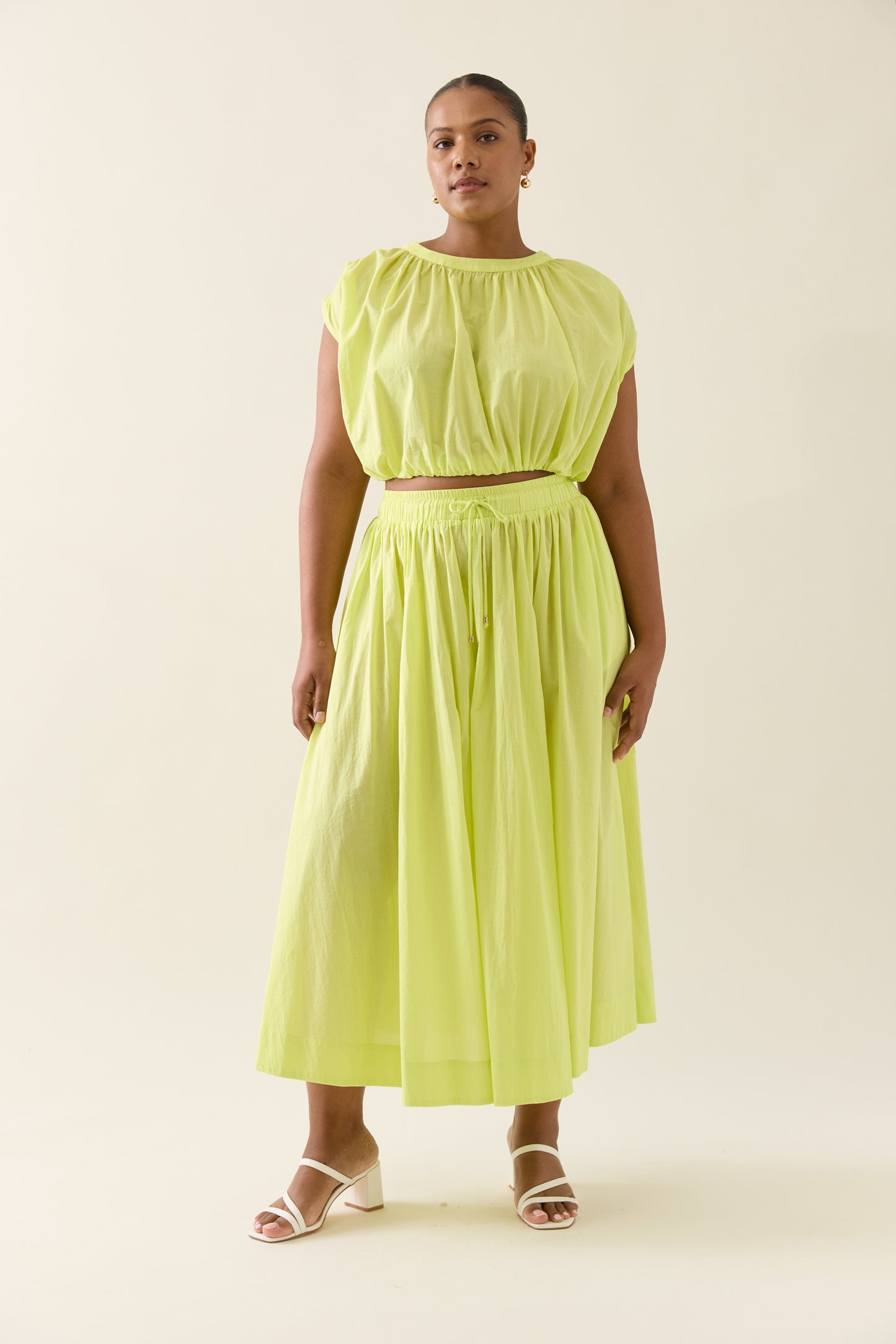 Isle Of Mine - Aurora Reversible Crop Top - Pomelo