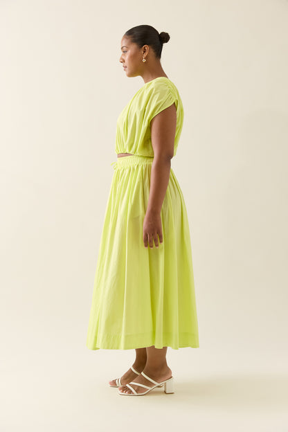 Isle Of Mine - Aurora Reversible Crop Top - Pomelo