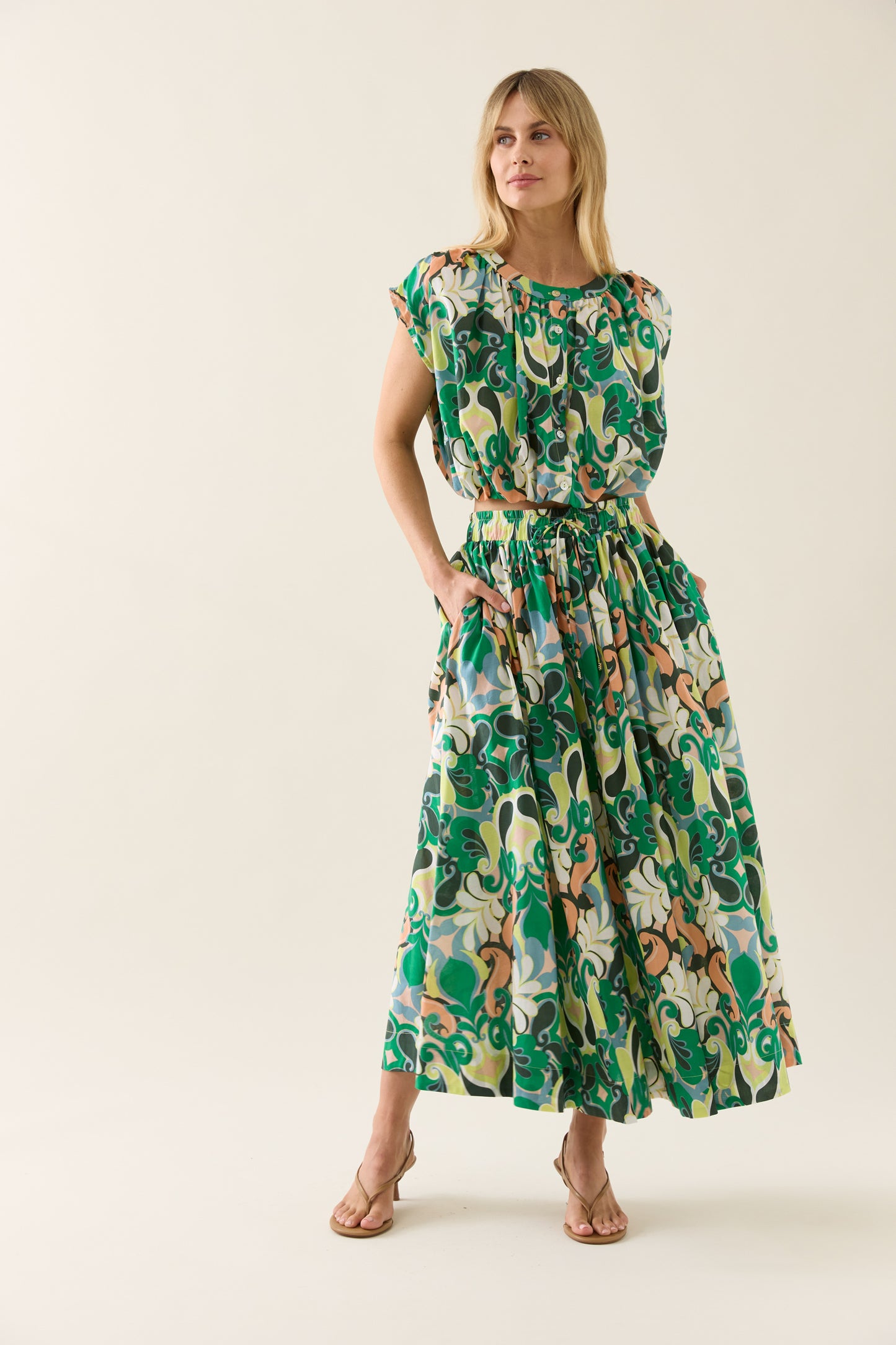 Isle Of Mine - Aurora Maxi Skirt - Paisley