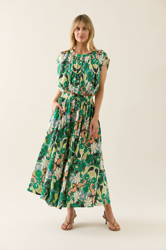 Isle Of Mine - Aurora Maxi Skirt - Paisley
