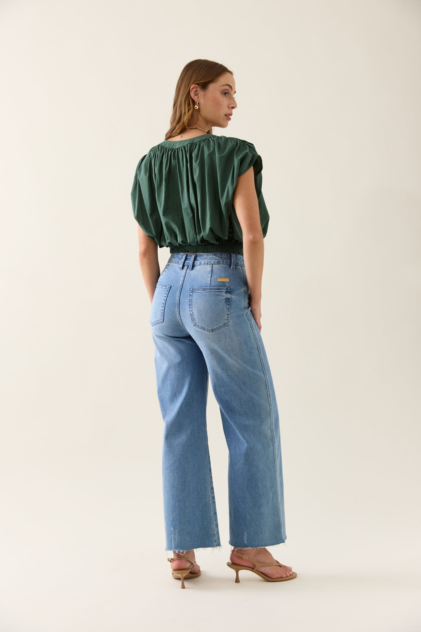 Isle Of Mine - Aurora Reversible Crop Top - Myrtle