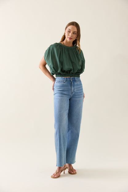 Isle Of Mine - Aurora Reversible Crop Top - Myrtle