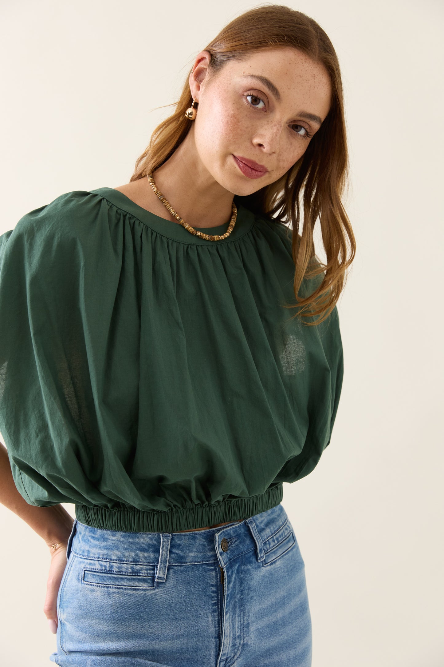 Isle Of Mine - Aurora Reversible Crop Top - Myrtle