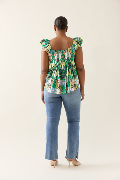 Isle Of Mine - Aurora Frill Tank - Paisley