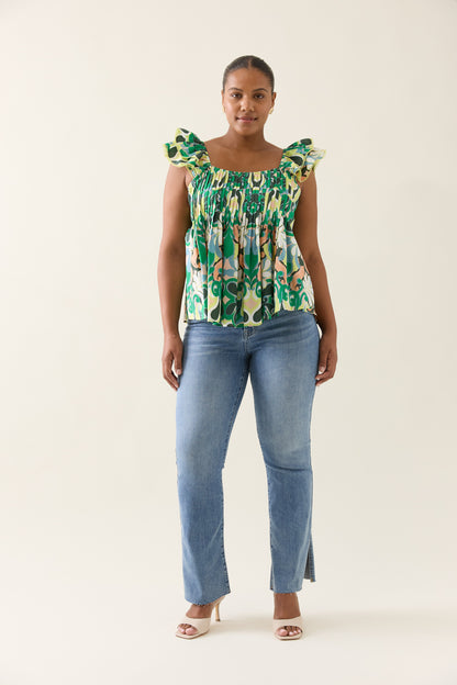 Isle Of Mine - Aurora Frill Tank - Paisley