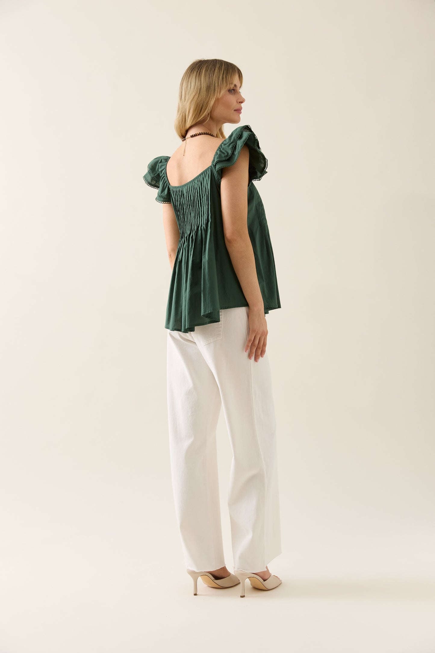 Isle Of Mine - Aurora Frill Tank - Myrtle