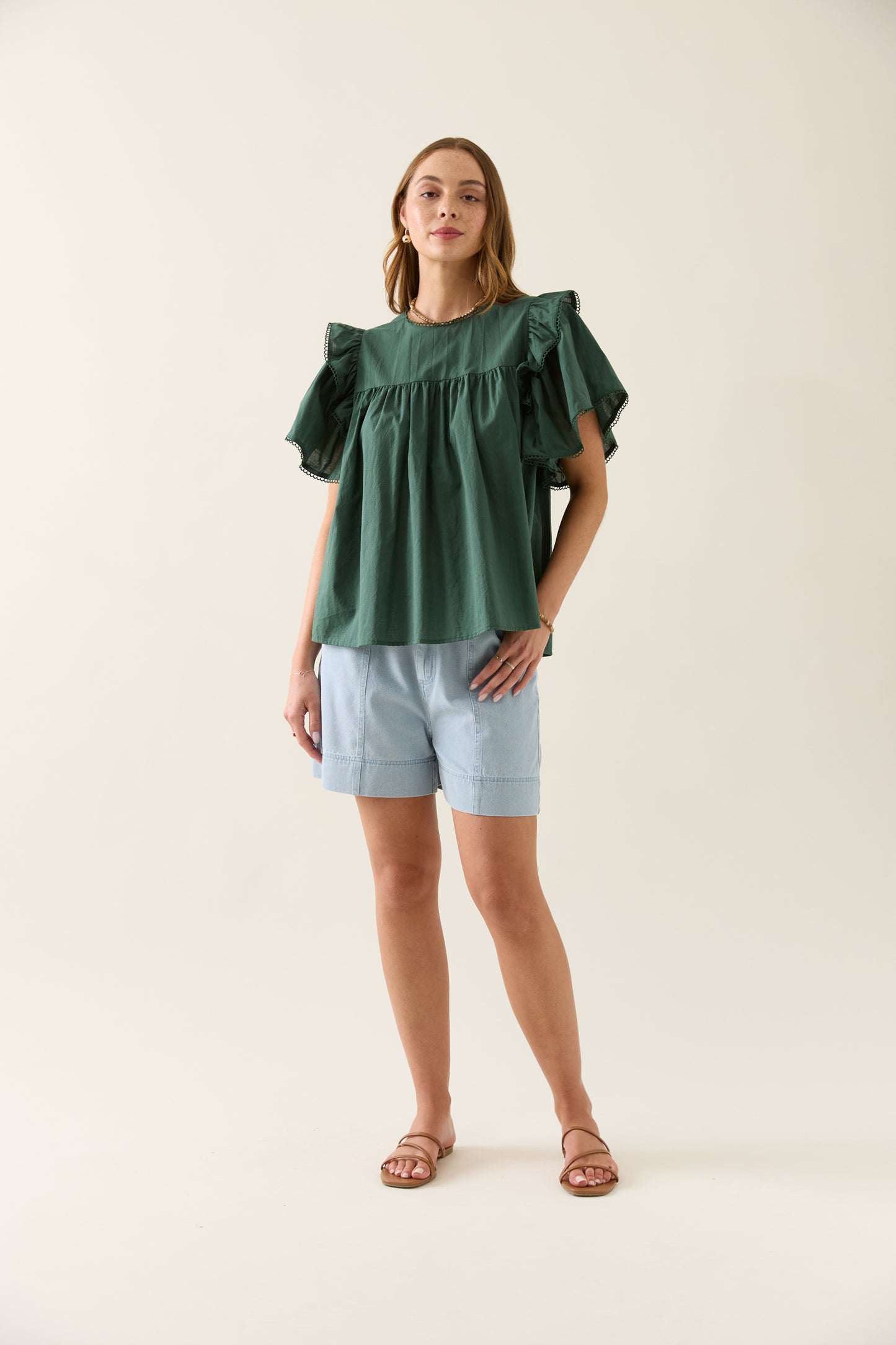 Isle Of Mine - Aurora Frill Top - Myrtle