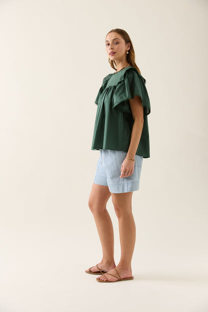 Isle Of Mine - Aurora Frill Top - Myrtle