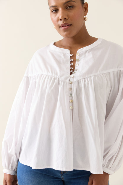 Isle Of Mine - Aurora Button Blouse - Lotus