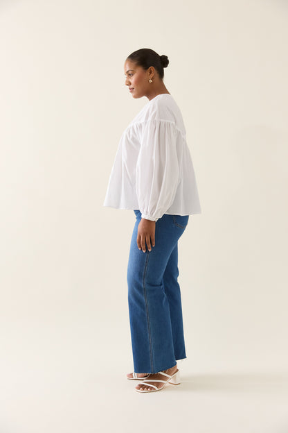 Isle Of Mine - Aurora Button Blouse - Lotus