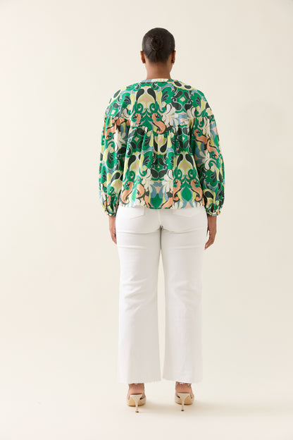 Isle Of Mine - Aurora Button Blouse - Paisley