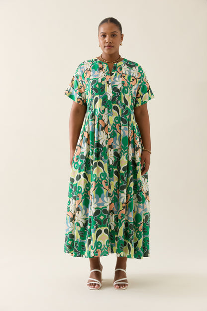 Isle Of Mine - Aurora Pleat Maxi - Paisley