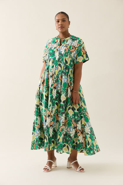 Isle Of Mine - Aurora Pleat Maxi - Paisley