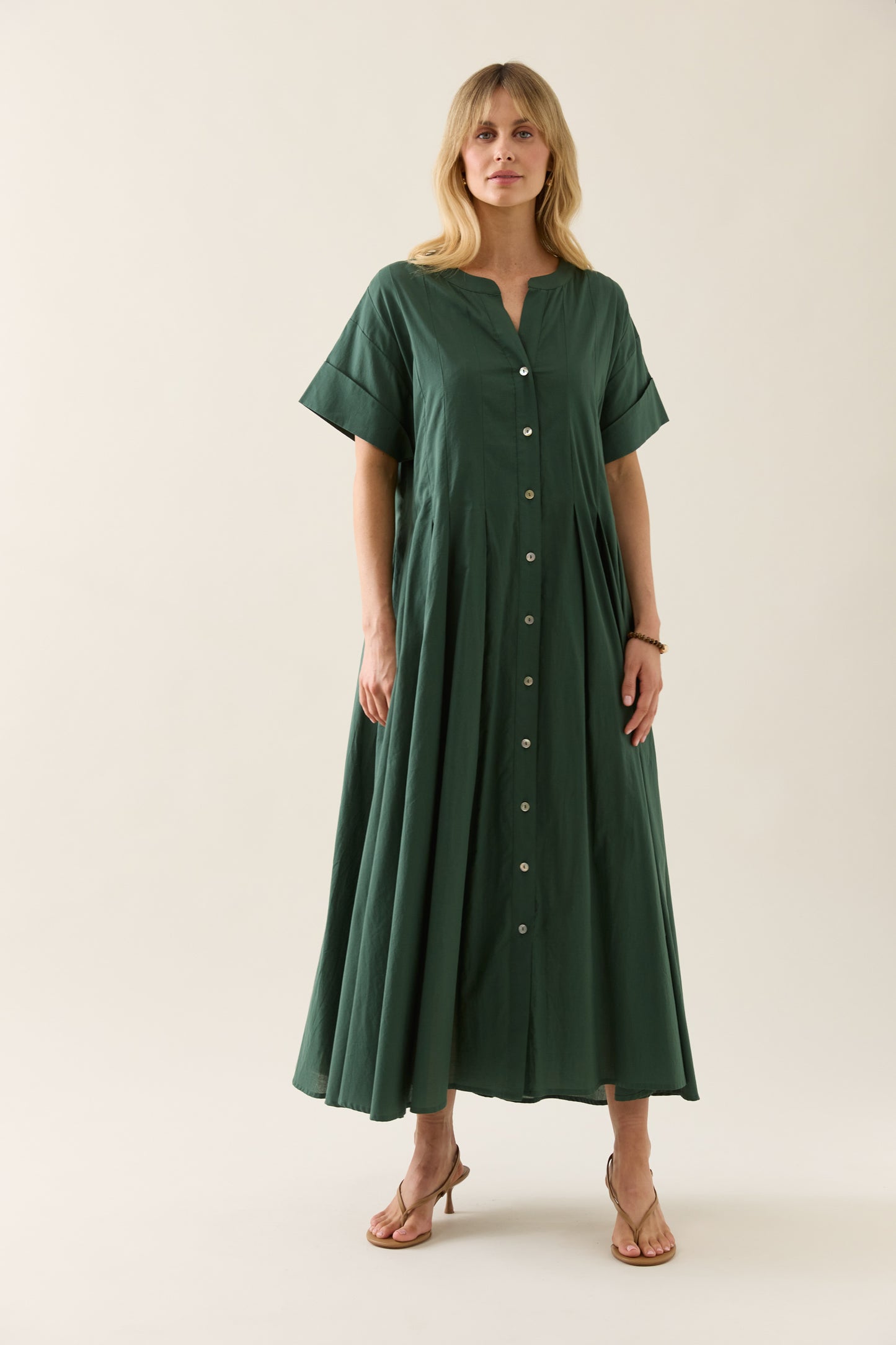 Isle Of Mine - Aurora Pleat Maxi - Myrtle