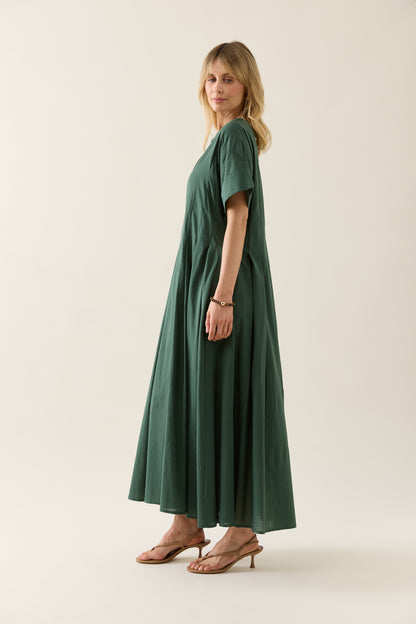 Isle Of Mine - Aurora Pleat Maxi - Myrtle