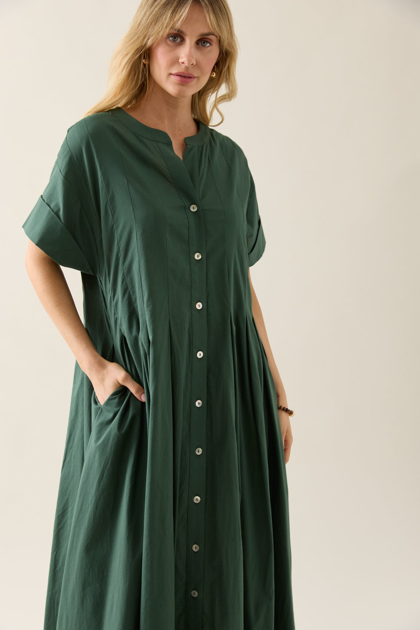 Isle Of Mine - Aurora Pleat Maxi - Myrtle