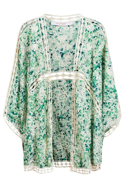Isle Of Mine - Oline Lace Cape - Jasmine