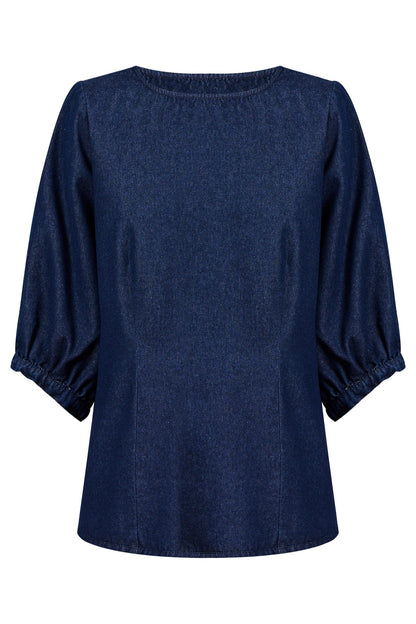 ISLE OF MINE - Sloane Denim Top - Indigo