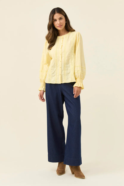 ISLE OF MINE - Maeve Shirt - Butter