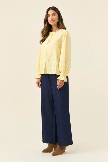 ISLE OF MINE - Maeve Shirt - Butter