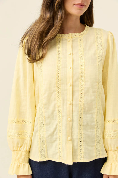 ISLE OF MINE - Maeve Shirt - Butter