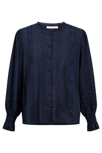 ISLE OF MINE - Maeve Shirt - Navy