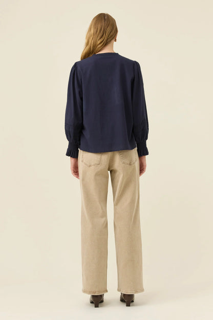 ISLE OF MINE - Maeve Shirt - Navy